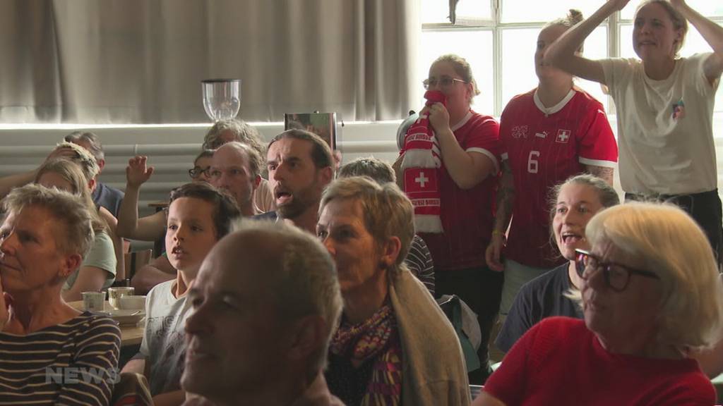 Volles Public-Viewing am Dienstagmorgen: