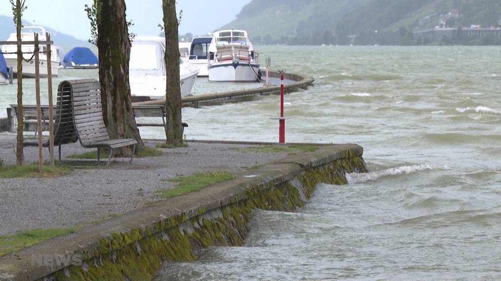 Schleusenregulierung in Biel: Angespannte Stimmung kurz vor erneuten Unwettern