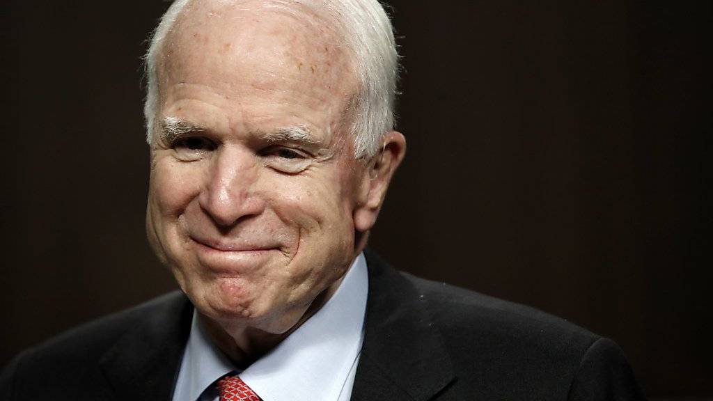 Will zurück an die politische Arbeit: Der an Krebs erkrankte republikanische Senator John McCain aus Arizona. (Archivbild)