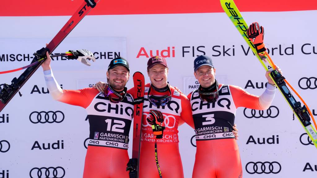 Odermatt nach Schweizer Dreifachsieg mit einer Hand an der Kugel