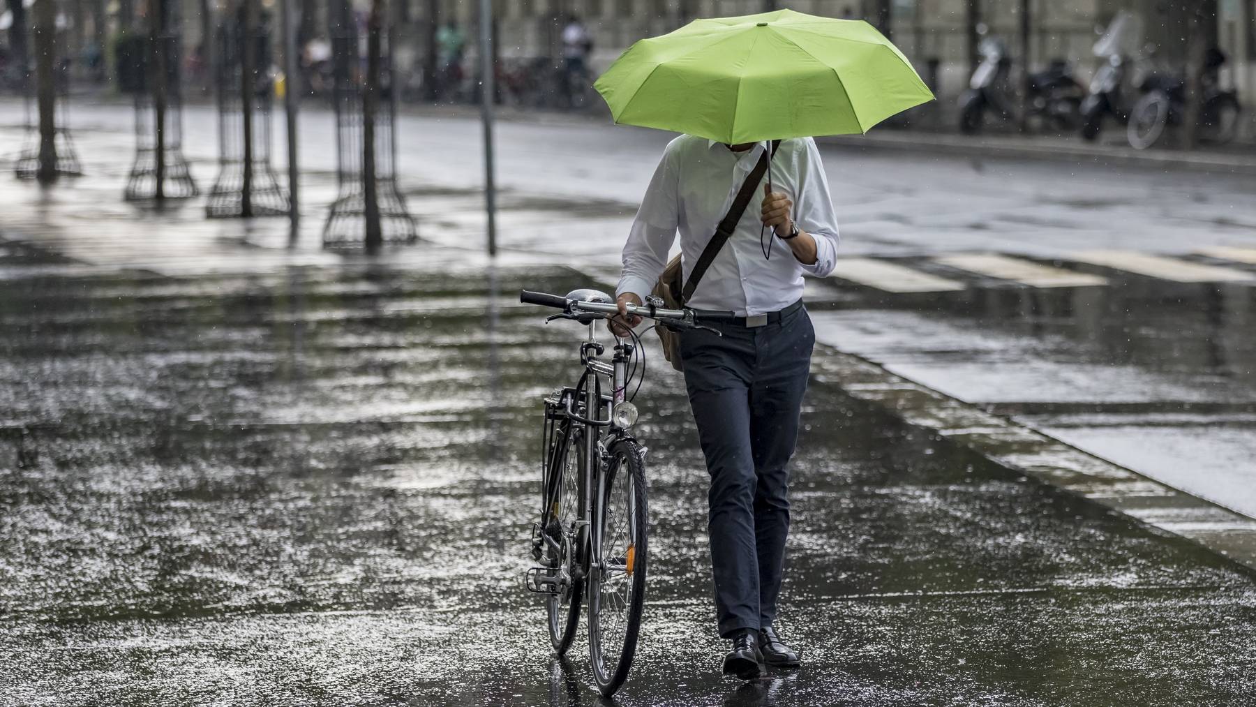 In den nächsten Tagen ist im Kanton Bern vor allem eins angesagt: Regen.