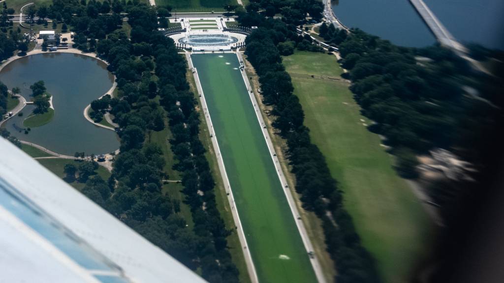 «Lincoln Memorial Reflecting Pool» in Washington. Foto: Alex Brandon/AP/dpa/Archivbild
