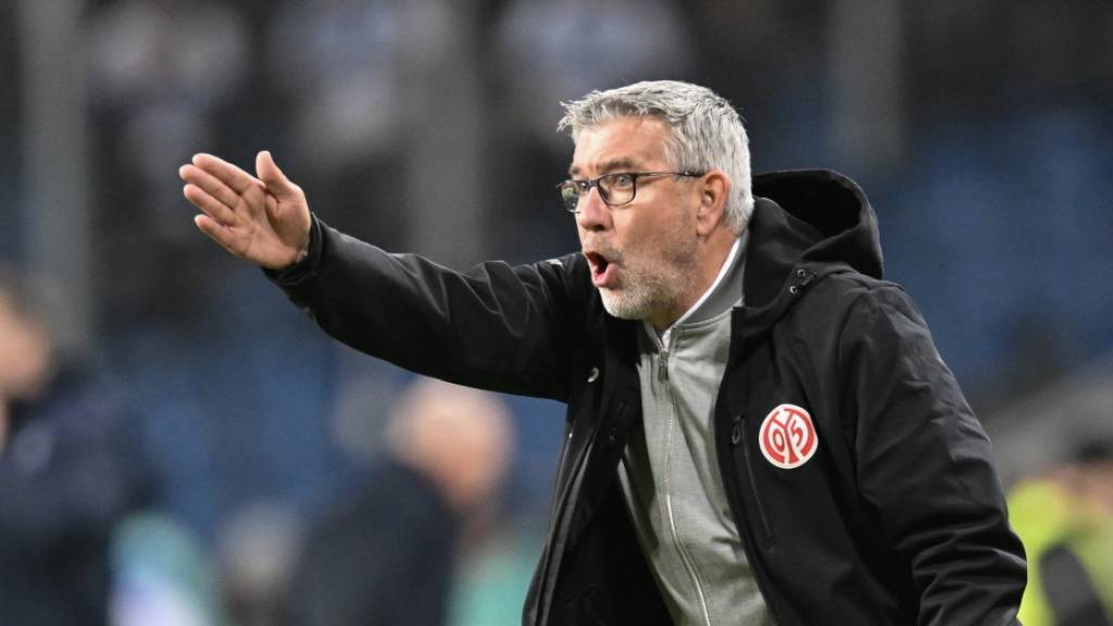 Die Anweisungen fruchteten noch nicht ganz: Mainz spielte beim Debüt von Trainer Urs Fischer 1:1