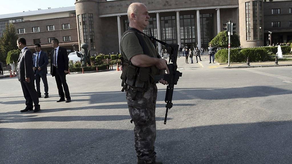 Türkische Polizisten haben in Ankara einen Mann getötet, welcher einen Anschlag geplant haben soll. (Archiv)