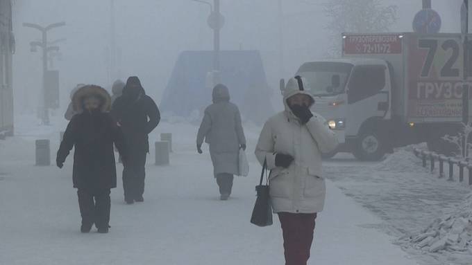 Arktisches Wetter: Temperaturen in Sibirien sinken auf minus 58 Grad