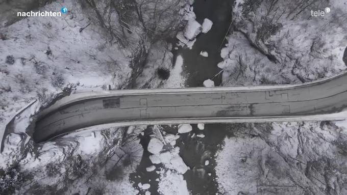 Neue Brücke über Lammschlucht