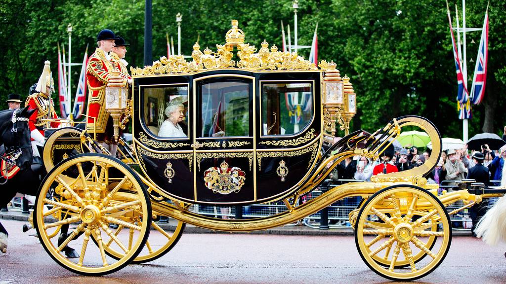 Der «Diamond Jubilee State Coach» wurde von Elizabeth II. bevorzugt.