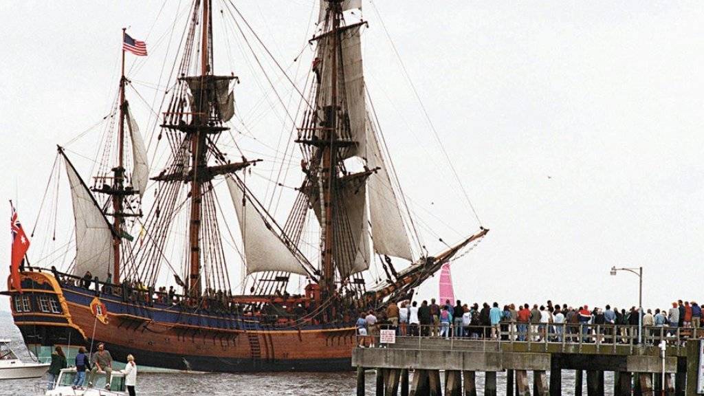 Replica der «Endeavor» im St. Simons Island's Neptune Park im US-Bundesstaat Georgia.