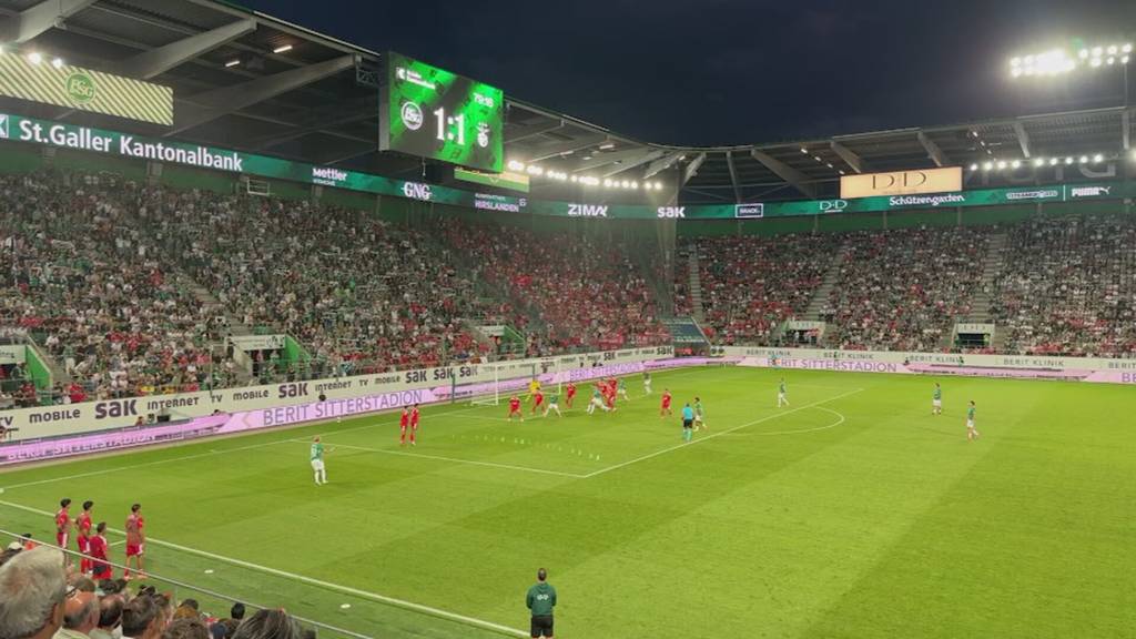 Der FCSG schlägt Benfica: Ein Abend für die Geschichtsbücher im Sitterstadion