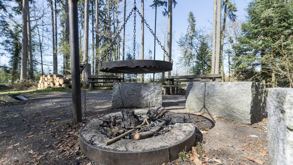 Diese schöne Feuerstelle liegt im Schöntal zwischen Häggenschwil und Lömmenschwil. (Bild: Hanspeter Schiess/St.Galler Tagblatt)