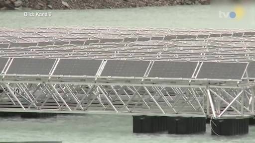 Gegen Strommangel: Schwimmende Solarzellen sollen Loch stopfen