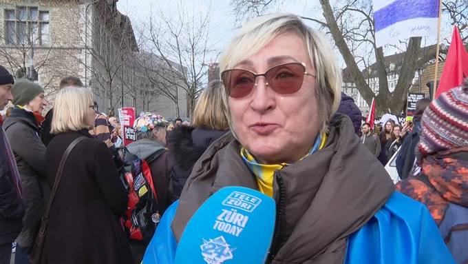 «Mein Land verblutet»: So emotional war Ukraine-Demo für Betroffene