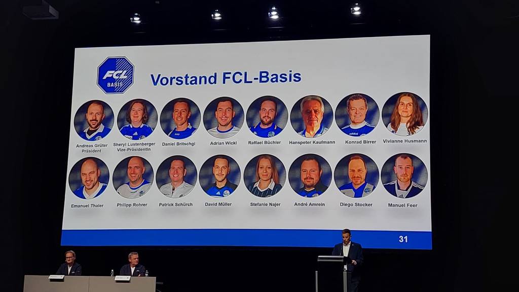 Da ist er, der Vorstand der neu gegründeten FCL-Basis. Daniel Britschgi wird für den Verein Einsitz im Verwaltungsrat nehmen.
