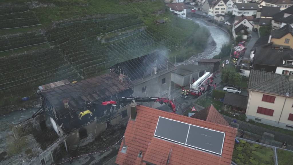 Jugendliche verursachen Brand in Mels