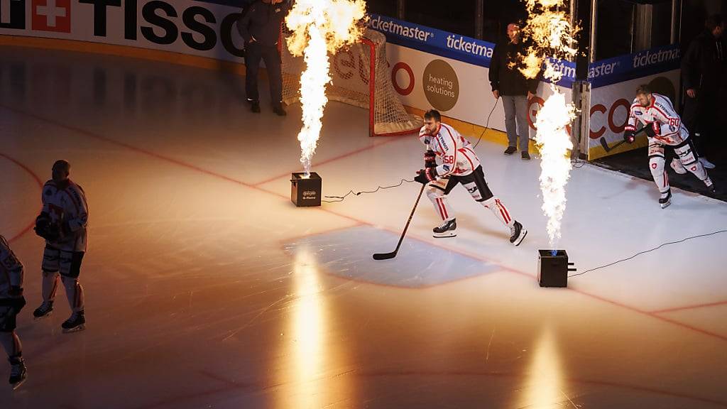 Schon 2022 präsentierte sich das Schweizer Eishockey-Nationalteam am Heim-Vierländerturnier in Freiburg