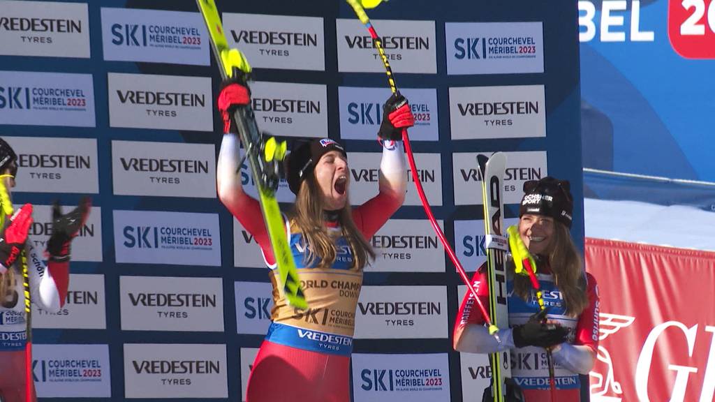 Ski-Extra: Gold und Bronze für Schweizerinnen in der WM-Abfahrt