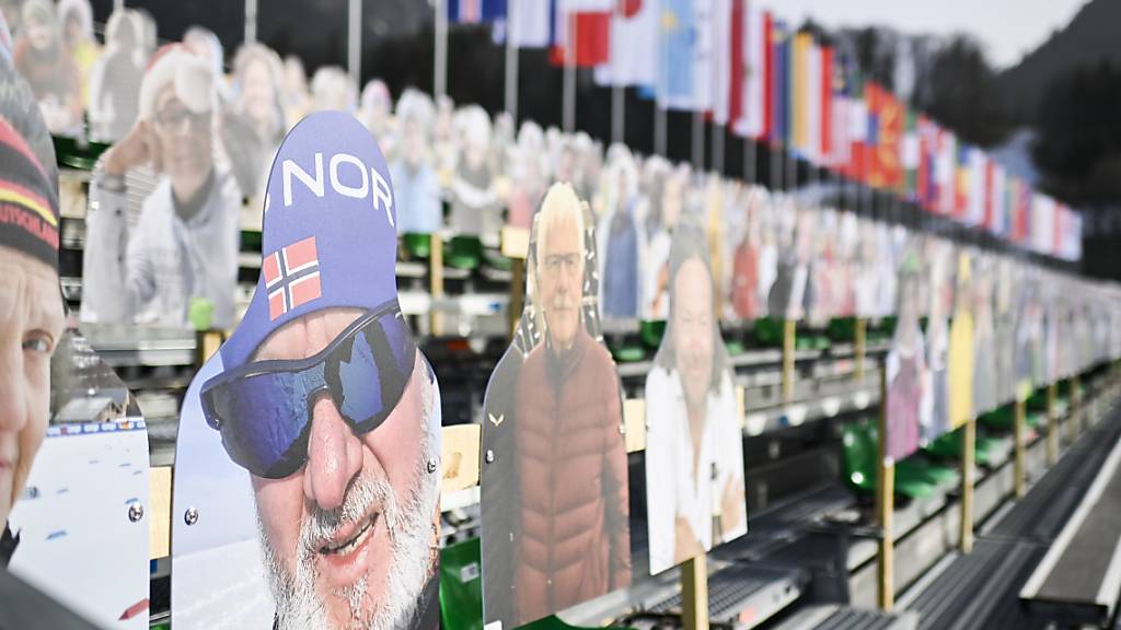 Pappkameraden statt Zuschauer in Fleisch und Blut: Die Nordisch-WM in Oberstdorf wird nicht die übliche Stimmung bieten