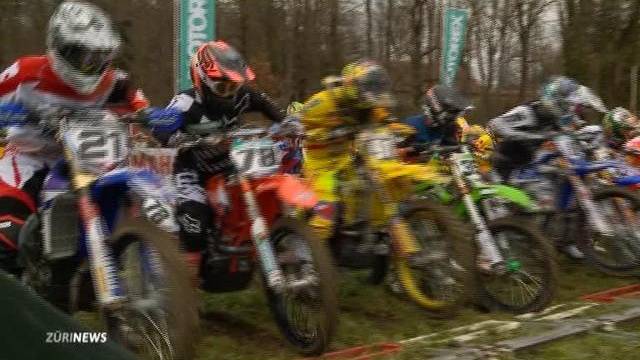 Schweizer Motocross-Star beim Motocross-Seitenwagen-Grand Prix in Frauenfeld