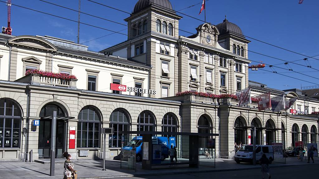 Der Winterthurer Hauptbahnhof: Von hier aus war der Bahnverkehr in östlicher und südöstlicher Richtung eingeschränkt.