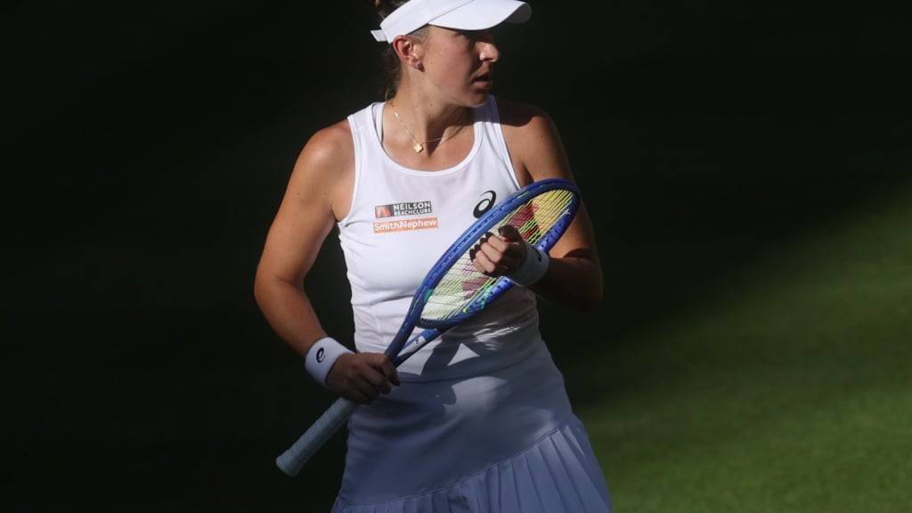 Belinda Bencic versucht sich am US Open vor dem Frauenturnier im Mixed-Doppel mit Alexander Zverev