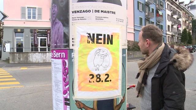 Guerilla Aktion gegen DSI