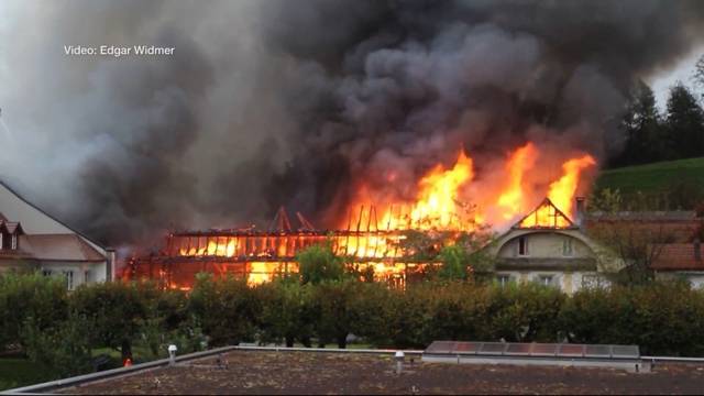 Gasbrenner löste Zofinger Grossbrand aus