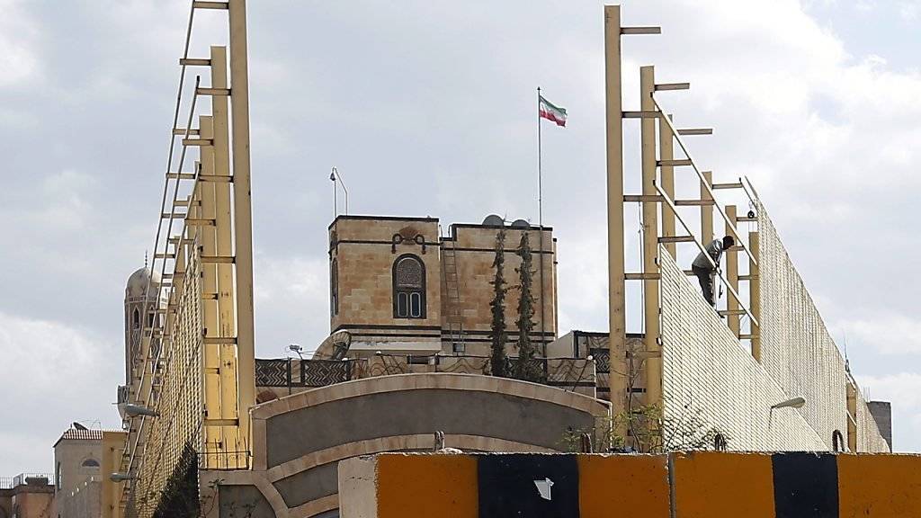 Die iranische Botschaft in Sanaa. (Archiv)