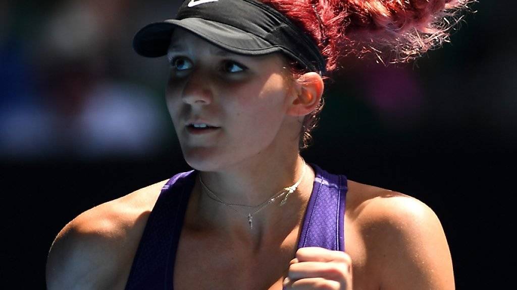 Rebeka Masarova - im Bild während des Finals am Australian Open - hat eine Wildcard für das Turnier in Biel erhalten