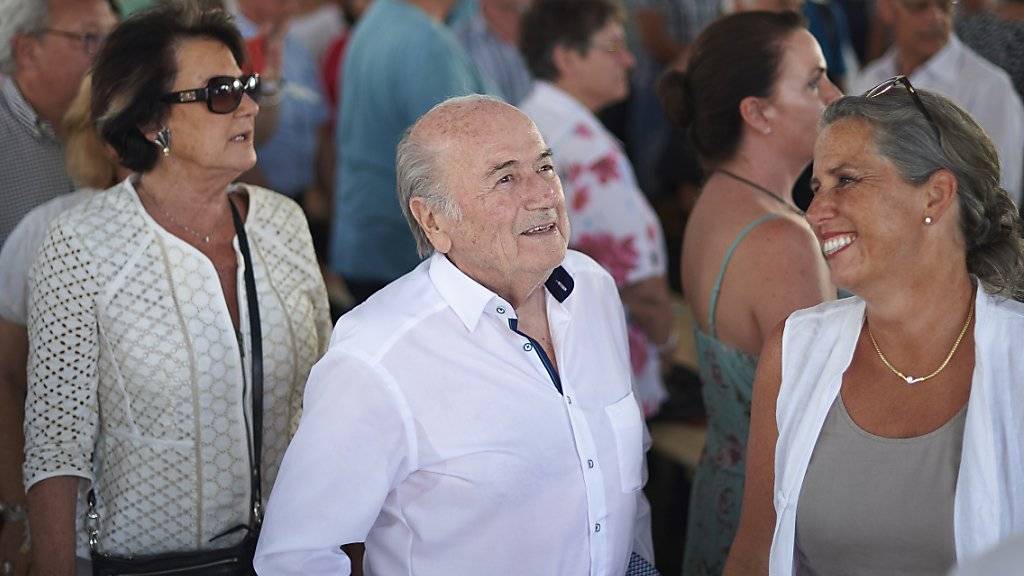 Der frühere FIFA-Präsident Sepp Blatter bleibt positiv