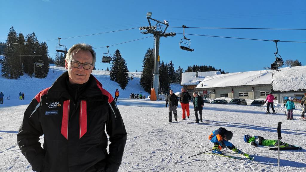 Heinrich Michel, CEO der Bergbahnen Flumserberg: «Der ganze Berg war betroffen.»