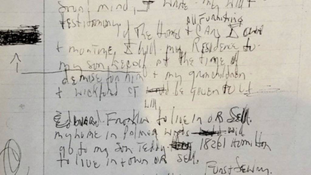 Die verstorbene Soul-Legende Aretha Franklin hat handschriftliche Dokumente hinterlassen. Ob sie als Testament durchgehen, wird abgeklärt.
