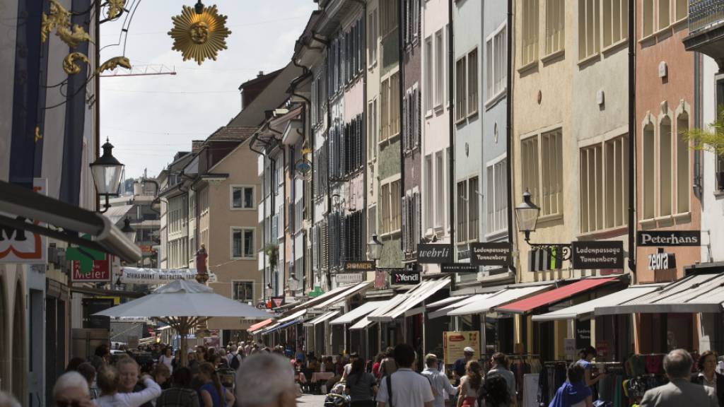 Die Marktgasse in der Altstadt von Winterthur soll mit Hilfe eines City-Managements attraktiv bleiben. (Archivbild)