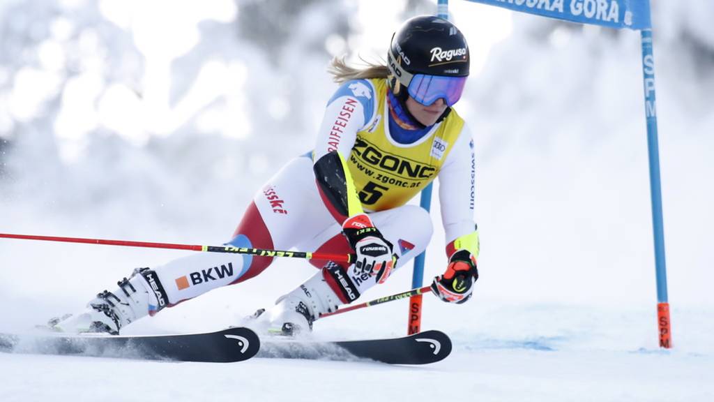 Ski-Riesenslalom der Frauen in Kranjska Gora