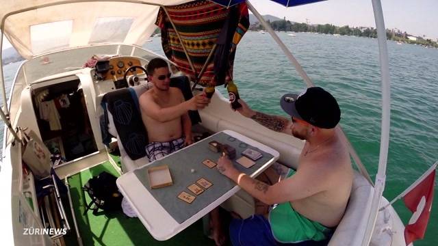 Pedalo-Expedition auf dem Zürichsee