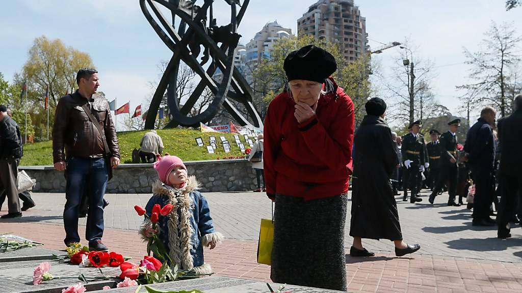 Gedenken an die Opfer von Tschernobyl.