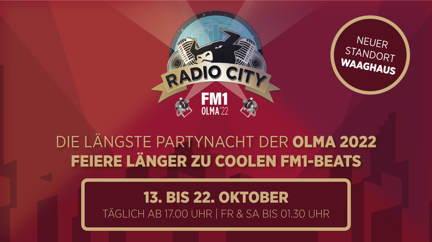 Weitere Informationen zur FM1 Radio City gibt's unter: www.fm1radiocity.ch