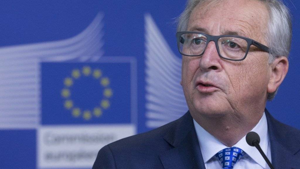 EU-Kommissionspräsident Jean-Claude Juncker plädiert für ein Europa der verschiedenen Geschwindigkeiten. (Archivbild)
