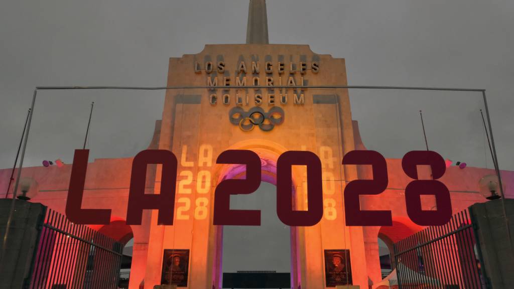 Im Los Angeles Memorial Coliseum wird um die Leichtathletik-Medaillen gekämpft