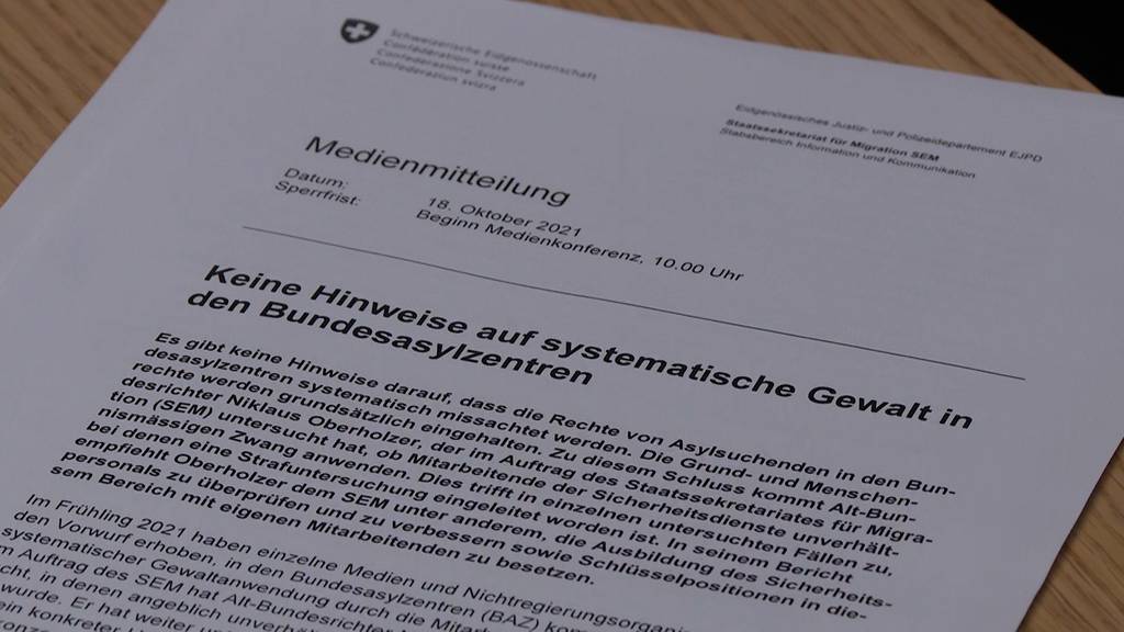 Gewaltvorwürfe in Asylzentren: Keine Hinweise auf systematische Gewalt