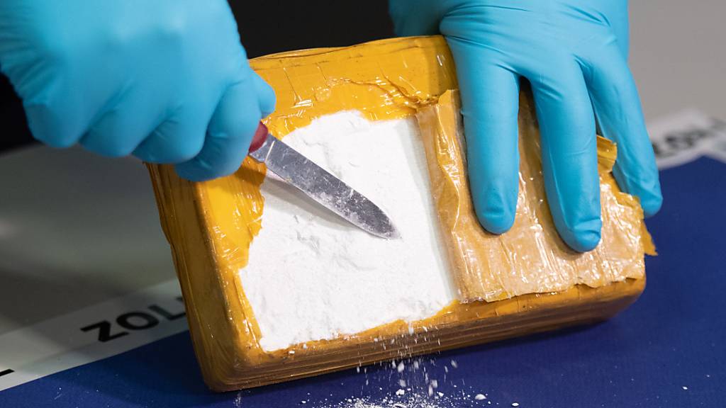 ARCHIV - Nach Angaben der EMCDDA erreichte die in der Ländern der Union sichergestellte Menge an Kokain zuletzt mit 181 Tonnen im Jahr 2018 einen Rekordwert. Foto: Daniel Reinhardt/dpa