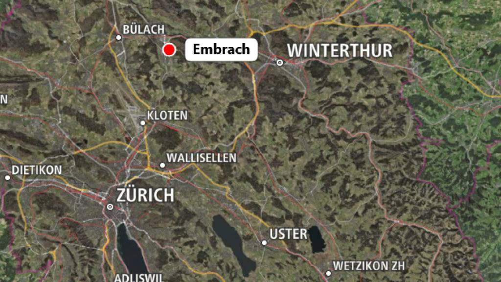 Die Messerstecherei ereignete sich am Bahnhof Embrach