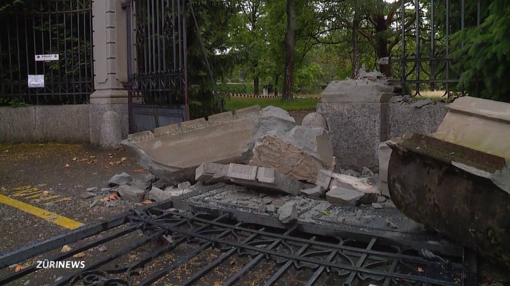 Irrfahrer kracht durch Barriere beim Friedhof Sihlfeld