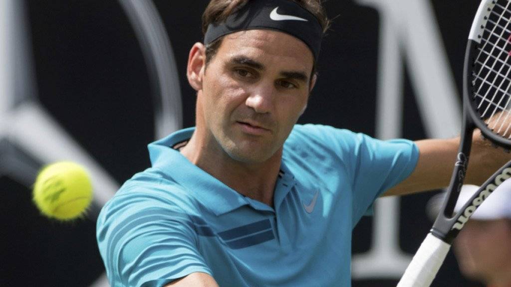 Roger Federer bleibt in Stuttgart auf Kurs