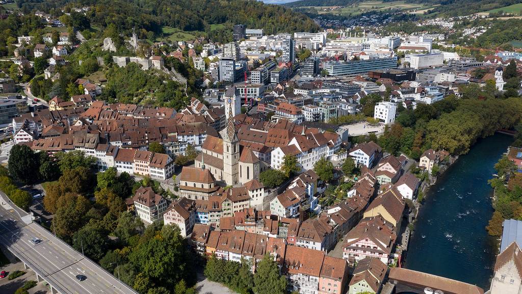 Ortsbild mit Auszeichnung: Die Stadt Baden erhält den Wakkerpreis 2020 des Schweizer Heimatschutzes verliehen.