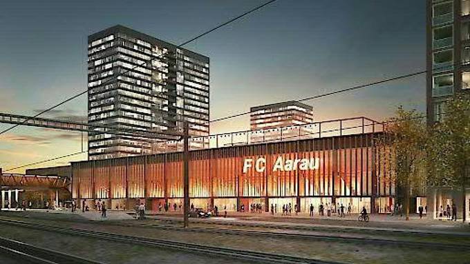 Aarau stellt sich hinter neues Fussballstadion