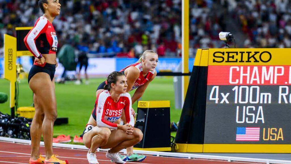 Salomé Kora, Géraldine Frey und Melissa Gutschmidt (v.l.n.r.) mit gebanntem Blick