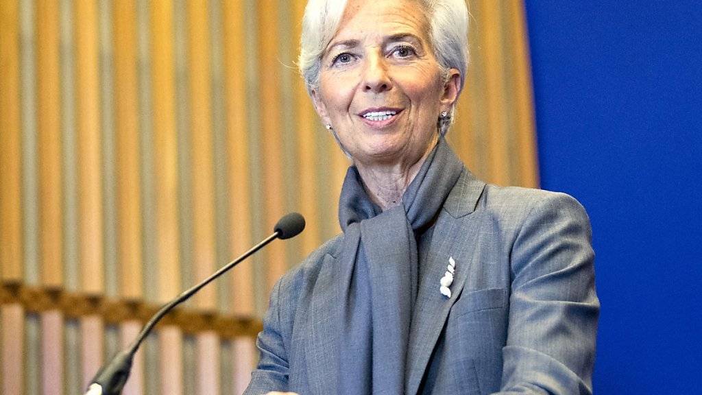 Christine Lagarde ermutigt Notenbanken zur lockeren Geldpolitik. (Archivbild).