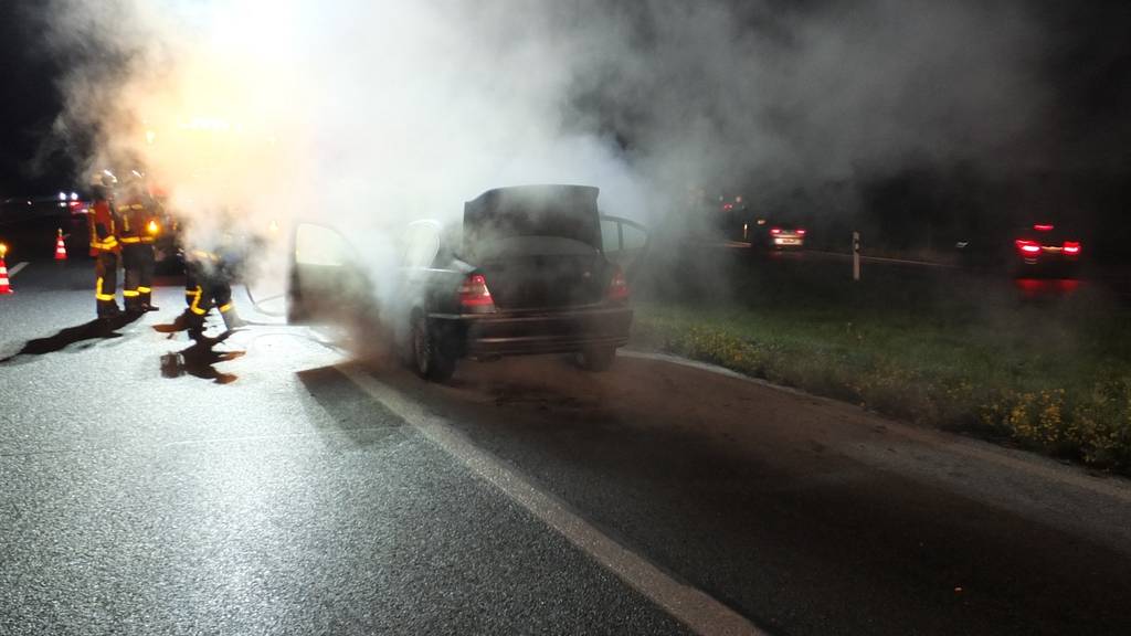 Der Wagen war nicht eingelöst und mit falschen Kontrollschildern versehen. Der Besitzer wird angezeigt. (Bild: Kantonspolizei St.Gallen)