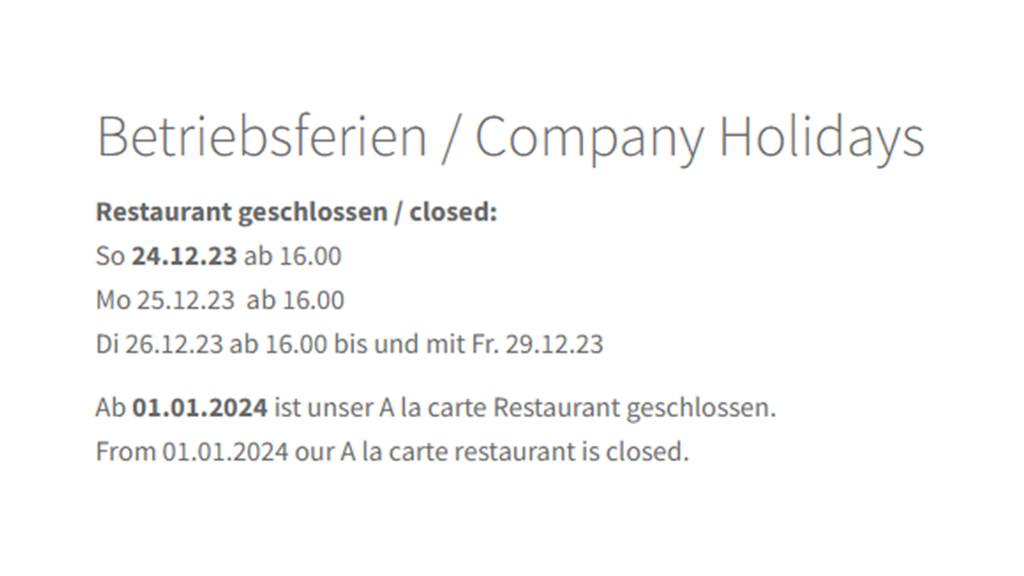 Schliessung Restaurant Gasthof zum Kreuz Holderbank