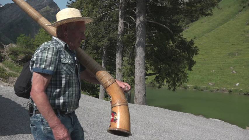 Traumhaft schön: Alphorn-Enthusiast begeistert im Alpstein